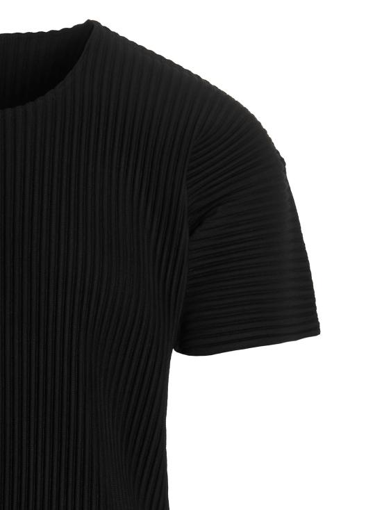 25FW 옴므 플리세 이세이 미야케 반팔 티셔츠 베이직 티셔츠 블랙 - HOMME PLISSE' ISSEY MIYAKE