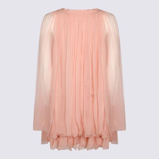 26SS 끌로에 미디 원피스 CH26SRO02001 6L6 TAN ROSE - CHLOE