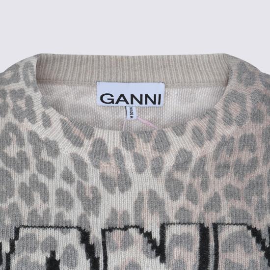 26SS 가니 긴팔 티셔츠 A1070147 943 LEOPARD - GANNI