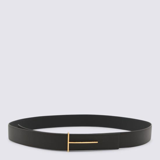 26SS 톰포드 가죽 벨트 TB331LCL236G ENB Black gold