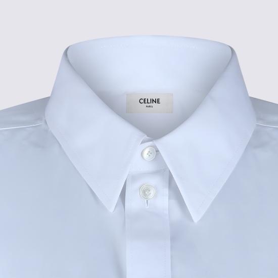 26SS 셀린느 코튼 포플린 릴렉스드 셔츠 RC09X0T01 01BC WHITE - CELINE