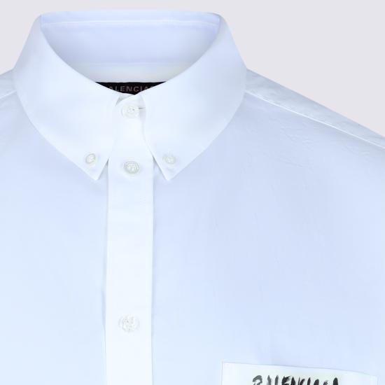 26SS 발렌시아가 마스킹 테이프 라지 핏 롱 슬리브 셔츠 857810 TRM289000 - BALENCIAGA
