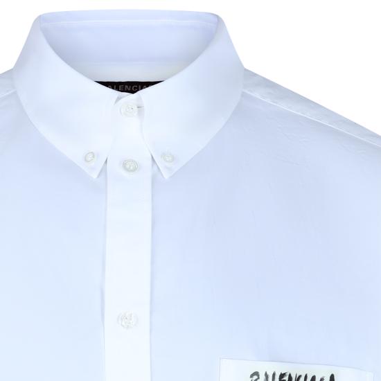 26SS 발렌시아가 마스킹 테이프 라지 핏 롱 슬리브 셔츠 857810 TRM289000 - BALENCIAGA