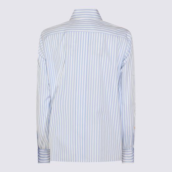 26SS 막스마라 아켄니 코튼 스트라이프 셔츠 2611111111600 10020002 Azzurro - MAX MARA