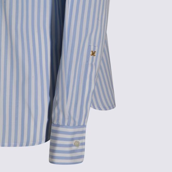 26SS 막스마라 아켄니 코튼 스트라이프 셔츠 2611111111600 10020002 Azzurro - MAX MARA