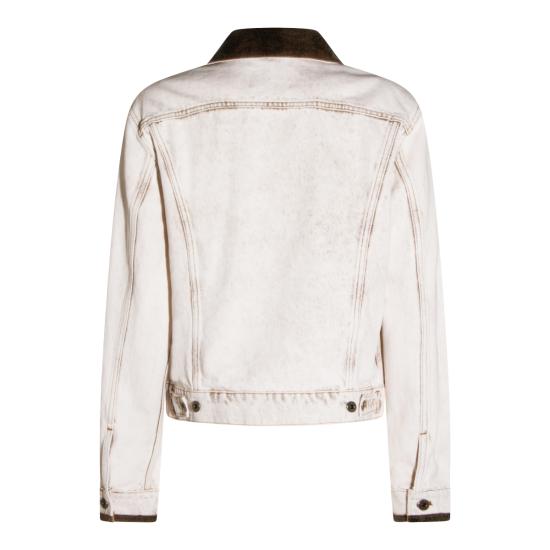 26SS 미우미우 데님 자켓 GWB273SOOO 183TF0009 BIANCO - MIU MIU