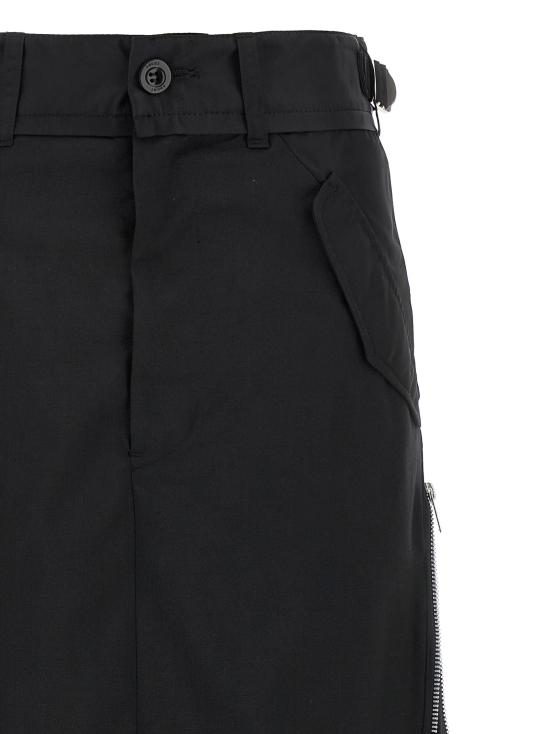 25FW 사카이 미디 스커트 2507949001 - SACAI