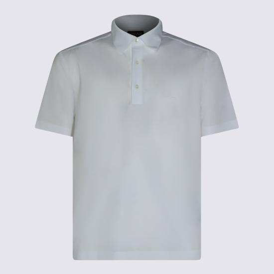 26SS 에르메네질도제냐 폴로 티셔츠 RUH348A3 H794N00 WHITE - ERMENEGILDO ZEGNA