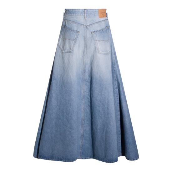 26SS 발렌시아가 고뎃 맥시 스커트 856906 TTWB14009 DIRTY LIGHT BLUE - BALENCIAGA