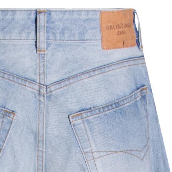 26SS 발렌시아가 고뎃 맥시 스커트 856906 TTWB14009 DIRTY LIGHT BLUE - BALENCIAGA