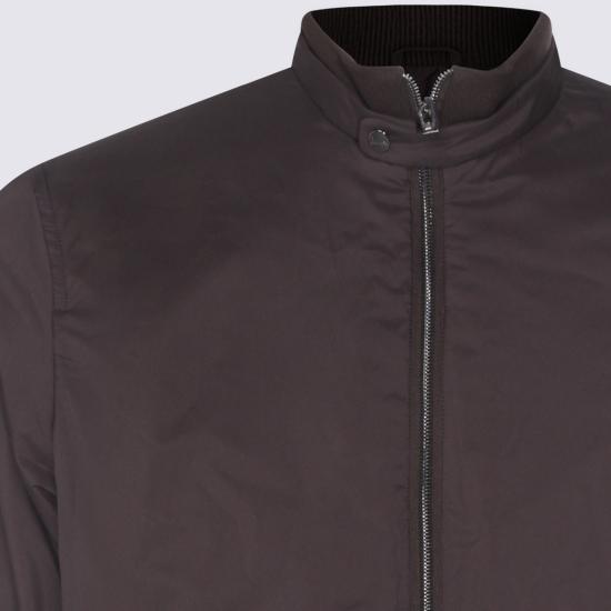 26SS 에르노 에코에이지 하이 카라 봄버 자켓 GI000414U 12456Z8993 Marrone - HERNO