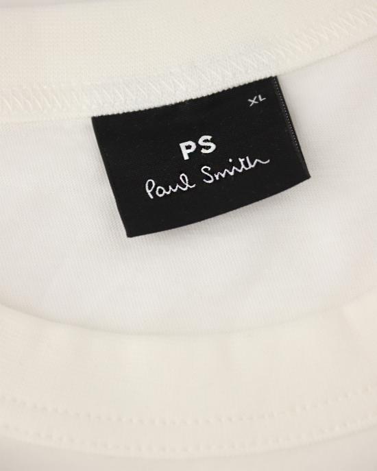  PS 바이 폴스미스 반팔 티셔츠 M2R 220X LP4242 01 BIANCO - PS BY PAUL SMITH