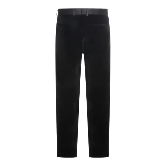 26SS 펜디 벨벳 팬츠 FB1089 AVY1F0QA1 BLACK - FENDI