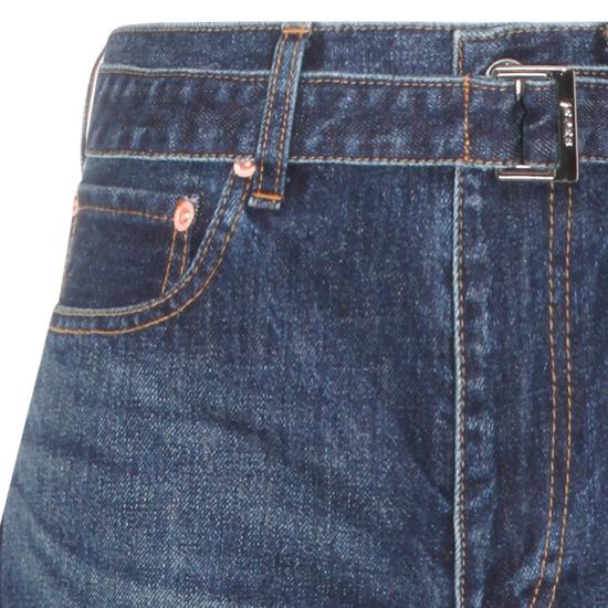 26SS 사카이 데님 숏팬츠 2608317 401 Blue - SACAI