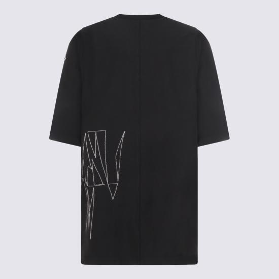 26SS 릭오웬스 몽클레어 반팔 티셔츠 MU01F8C04 89B7R999 Black - RICK OWENS MONCLER