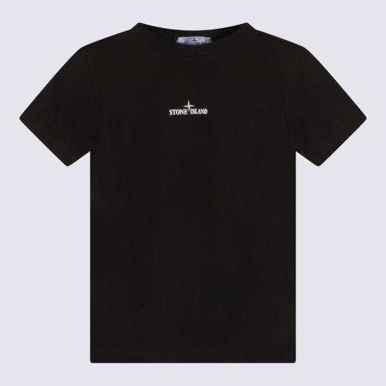 26SS [키즈] 스톤 아일랜드 티셔츠 L1S162100009 S0377V0029 Black