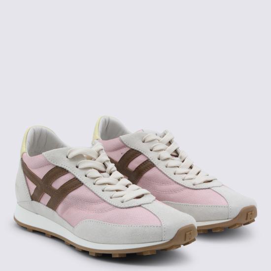 26SS 호간 스니커즈 HXW6990GA20 V0N0FEC ROSA MARRONE GIALLO - HOGAN