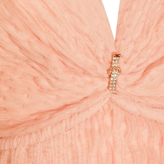 26SS 엘리자베타프랜치 롱 원피스 AR80J62E2 EA1 Nude - ELISABETTA FRANCHI