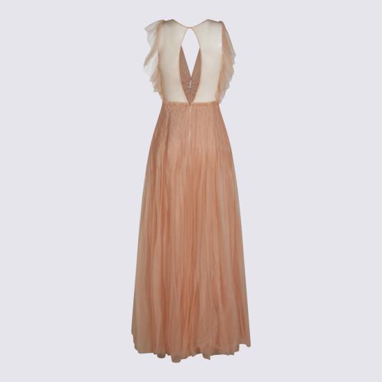 26SS 엘리자베타프랜치 롱 원피스 AR80J62E2 EA1 Nude - ELISABETTA FRANCHI