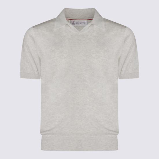 26SS 브루넬로 쿠치넬리 폴로 티셔츠 M29800145 CI807 GREY - BRUNELLO CUCINELLI