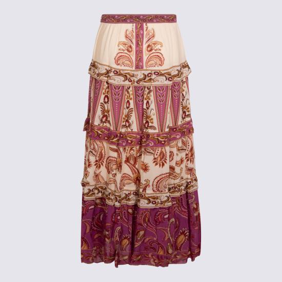 26SS 팜 리오 롱 스커트 344137 26029 DELICATE AINIKA SAND - FARM RIO