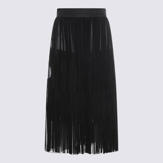 25FW 돌체앤가바나 미디 스커트 F4DARZ GDDIFN0000 Nero