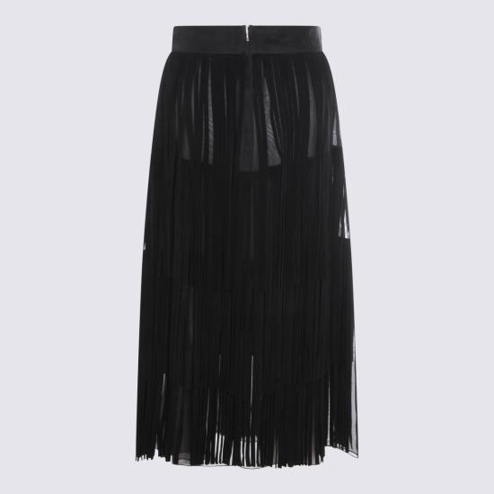 25FW 돌체앤가바나 미디 스커트 F4DARZ GDDIFN0000 Nero - DOLCE & GABBANA