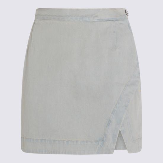 26SS 비비안웨스트우드 미디 스커트 1903001G W01C1B412 LIGHT BLUE