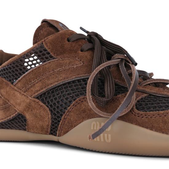 26SS 미우미우 스니커즈 5E589EF005 3KU1F0324 CACAO - MIU MIU