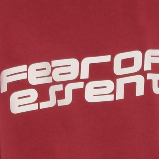 26SS 피어오브갓 후드 티셔츠 192HO256901F CRIMSON - FEAR OF GOD