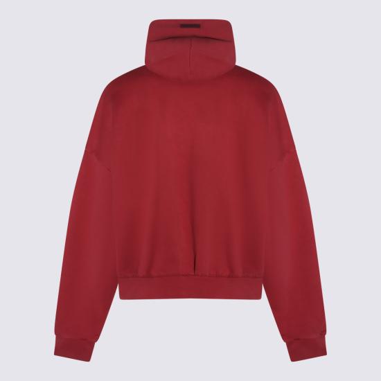 26SS 피어오브갓 후드 티셔츠 192HO256901F CRIMSON