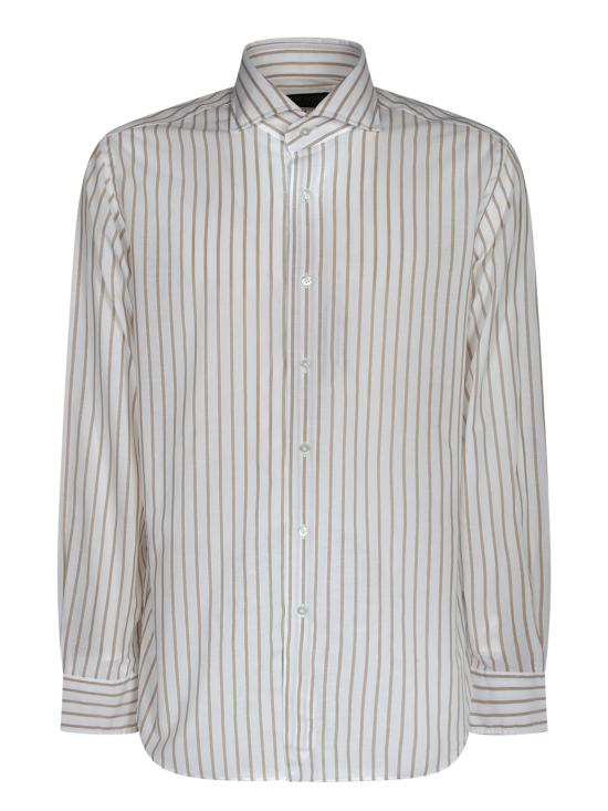 26SS 델 오글리오 긴팔 셔츠 MOP721ML 21207 003 Beige