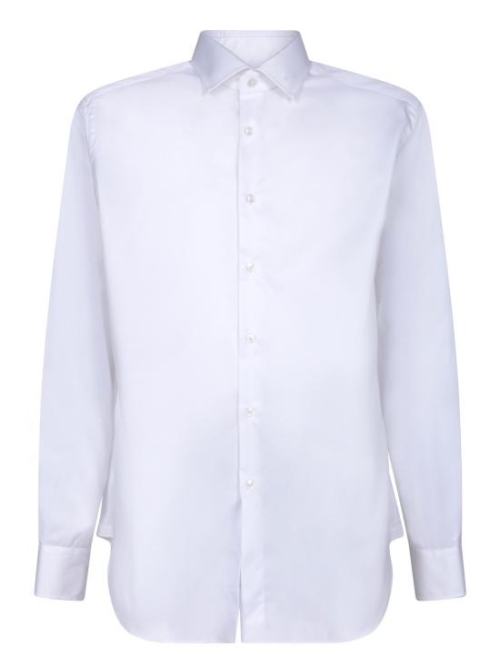 26SS 델 오글리오 긴팔 셔츠 WF331ML 11363 001 White