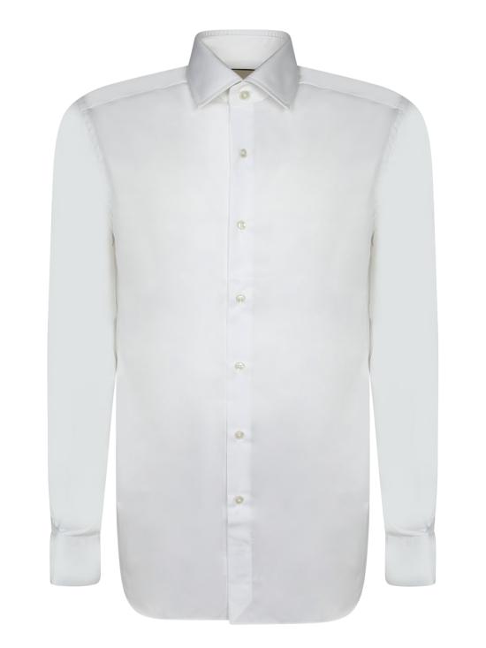 26SS 델 오글리오 긴팔 셔츠 WF331ML 11363 001 White