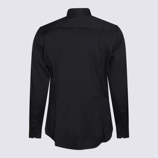 26SS 조르지오 아르마니 긴팔 셔츠 GM000056 TE11184UB109 Dark blue - GIORGIO ARMANI