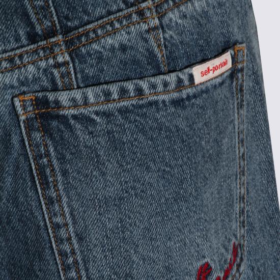 26SS 셀프 포트레이트 데님 팬츠 RS26813PBL BLUE - SELF PORTRAIT