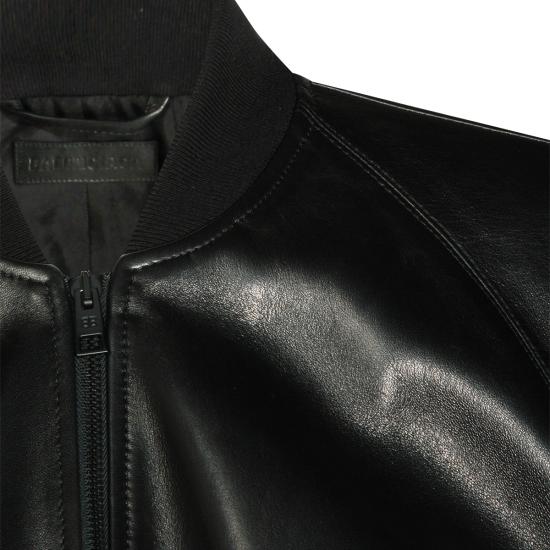 26SS 발렌시아가 가죽 자켓 872003 TUS111000 BLACK - BALENCIAGA