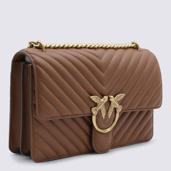 26SS 핑코 크로스백 100941 A0GKL17Q Brown - PINKO