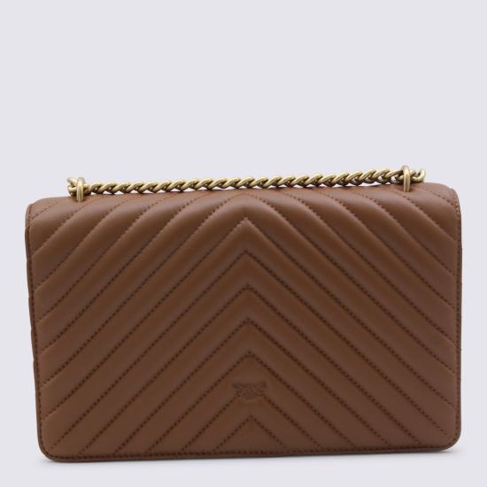 26SS 핑코 크로스백 100941 A0GKL17Q Brown - PINKO