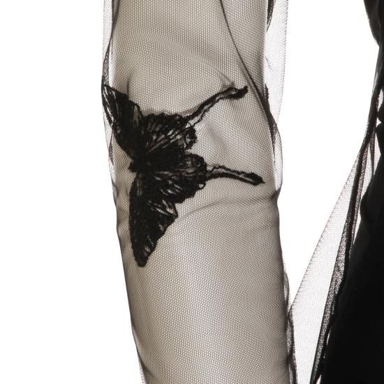 26SS 블루마린 긴팔 티셔츠 P644C262A F0990 BLACK - BLUMARINE