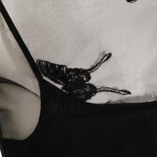 26SS 블루마린 긴팔 티셔츠 P644C262A F0990 BLACK - BLUMARINE