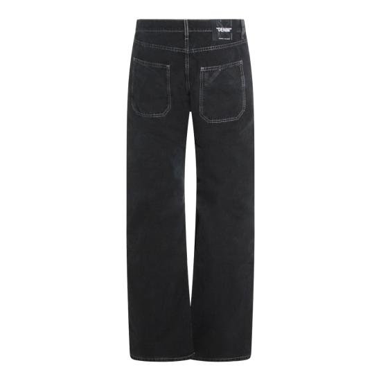 26SS 오프화이트 데님 팬츠 OMCE04JS26 FAB0030001 BLACK - OFF WHITE