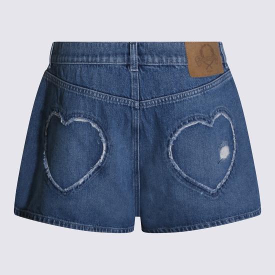26SS 모스키노 데님 숏팬츠 261E0342 05390285 Blue - MOSCHINO