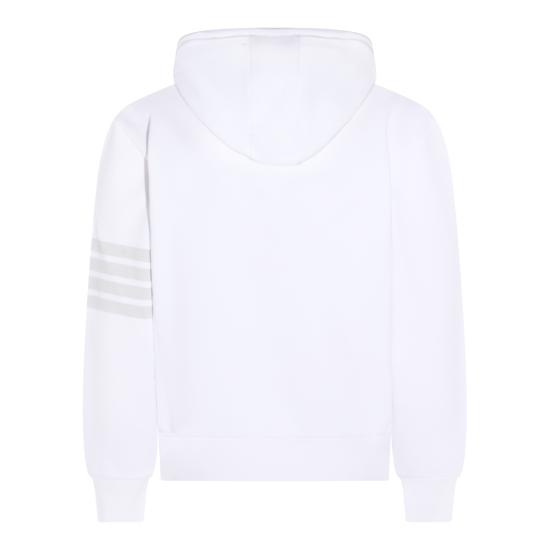 26SS 톰브라운 솔리드 루프백 4바 후디 MJT556A J0007100 WHITE - THOM BROWNE