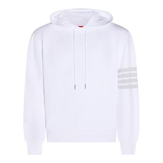 26SS 톰브라운 솔리드 루프백 4바 후디 MJT556A J0007100 WHITE