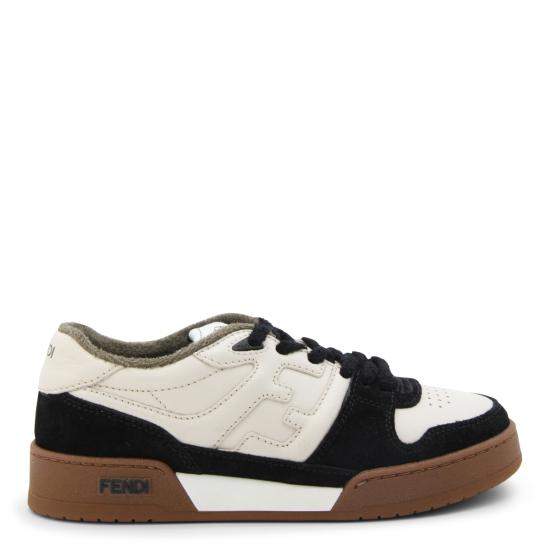 26SS 펜디 매치 스웨이드 로우탑 스니커즈 8E8252 AHH2F1FZB BLACK MILK