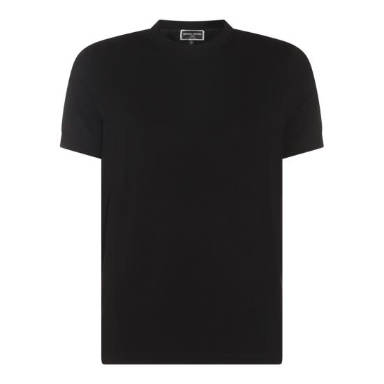 26SS 조르지오 아르마니 반팔 티셔츠 3GST52 SJP4ZUC99 BLACK