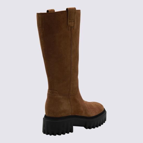 25FW 호간 부츠 HXW7000FV40 BYES609 Brown - HOGAN