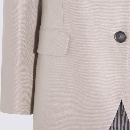 26SS 브루넬로 쿠치넬리 수트 자켓 MH5277519 C9272 PALE OAK - BRUNELLO CUCINELLI