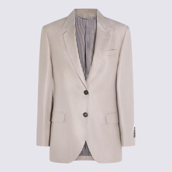 26SS 브루넬로 쿠치넬리 수트 자켓 MH5277519 C9272 PALE OAK
